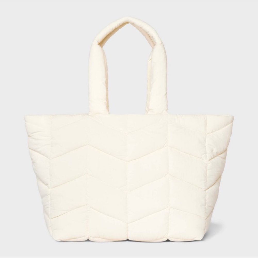 NWT Everywhere Tote Handbag - A New Day™ in off-white